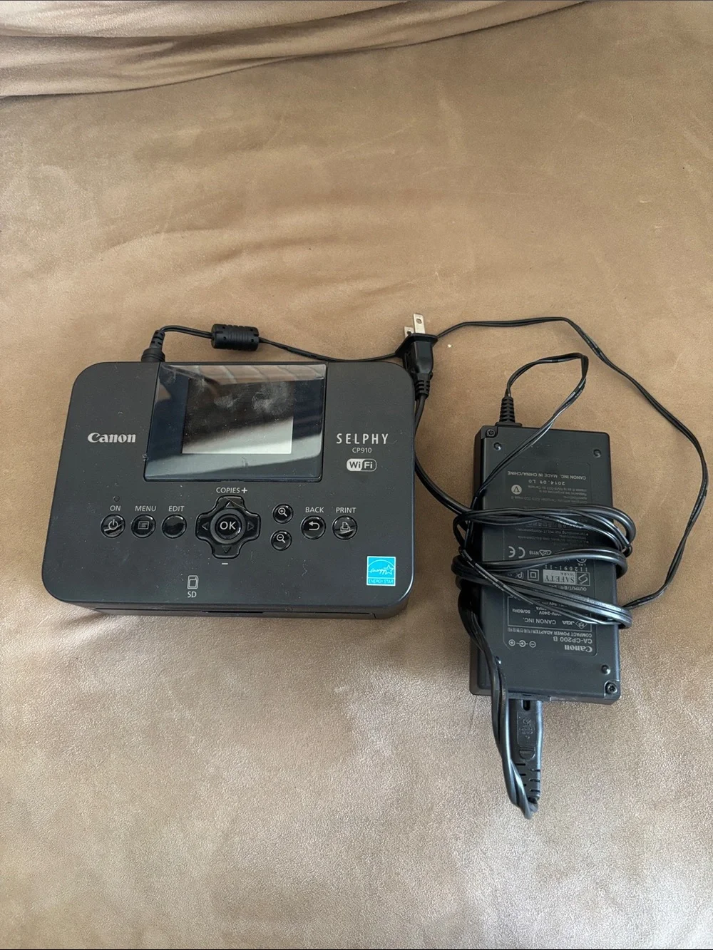 Canon SELPHY CP910 Portable Photo Printer - Black